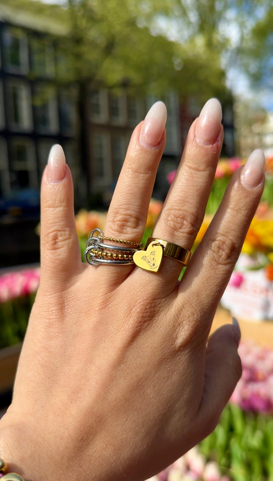 Anillo "Kora" Personalizado con Carita de Mascota