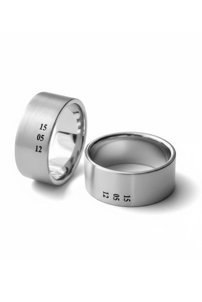 Combo Anillos Cinta Personalizados, Unisex
