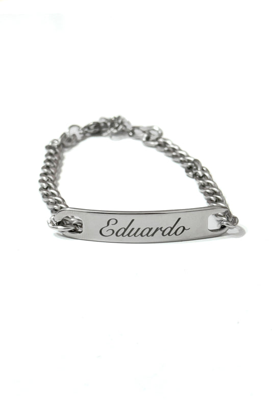 Esclava Personalizada Hombre (dorado o plata)