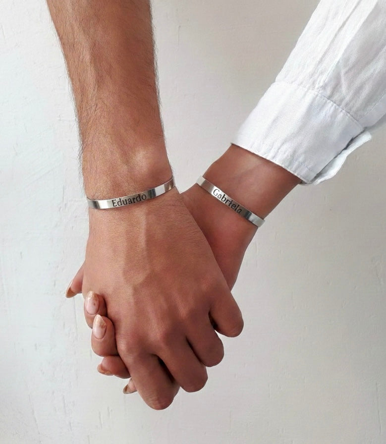 Combo Pulseras para Pareja (6mm y 8mm)