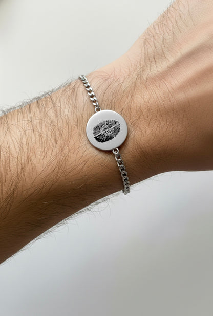 Combo Koi de Collar + Pulsera, Personalizados con Huellas Digitales