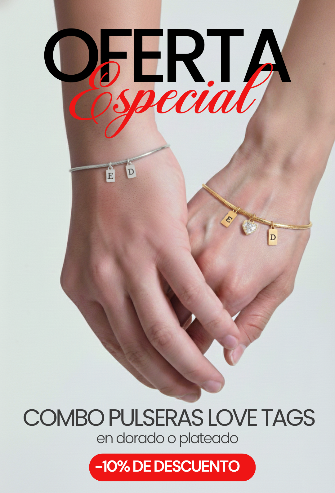 Combo Pulseras Love Tags