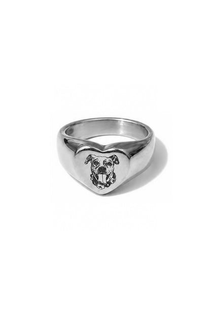 Anillo Personalizado Gran Amor Corazón