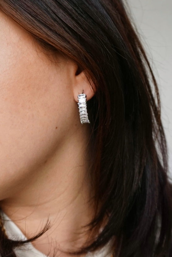 Silver Bling Earrings