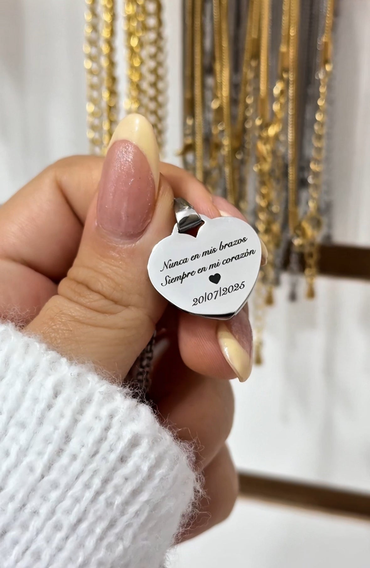 Collar Corazón Personalizado con Fotografía