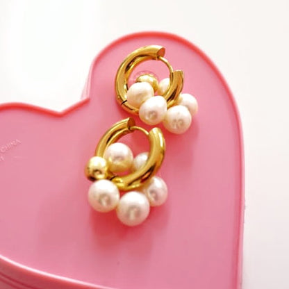 Pearls & hoops (2 en 1)